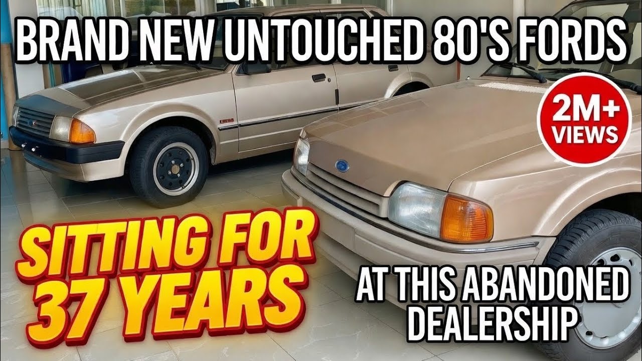 Заброшенный выставочный зал Ford 80-х годов — новенькие Sierra, Fiesta, Escort, Orion!