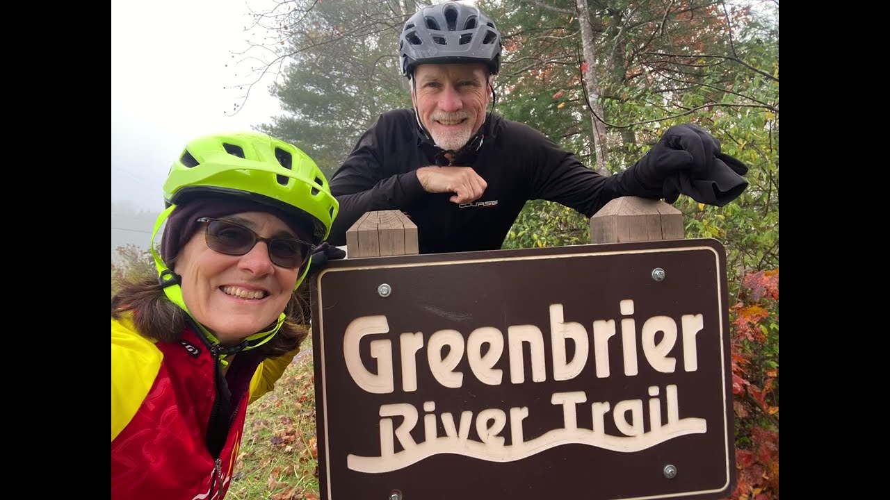 Stunning Fall Colors while Riding the Greenbrier River Trail!