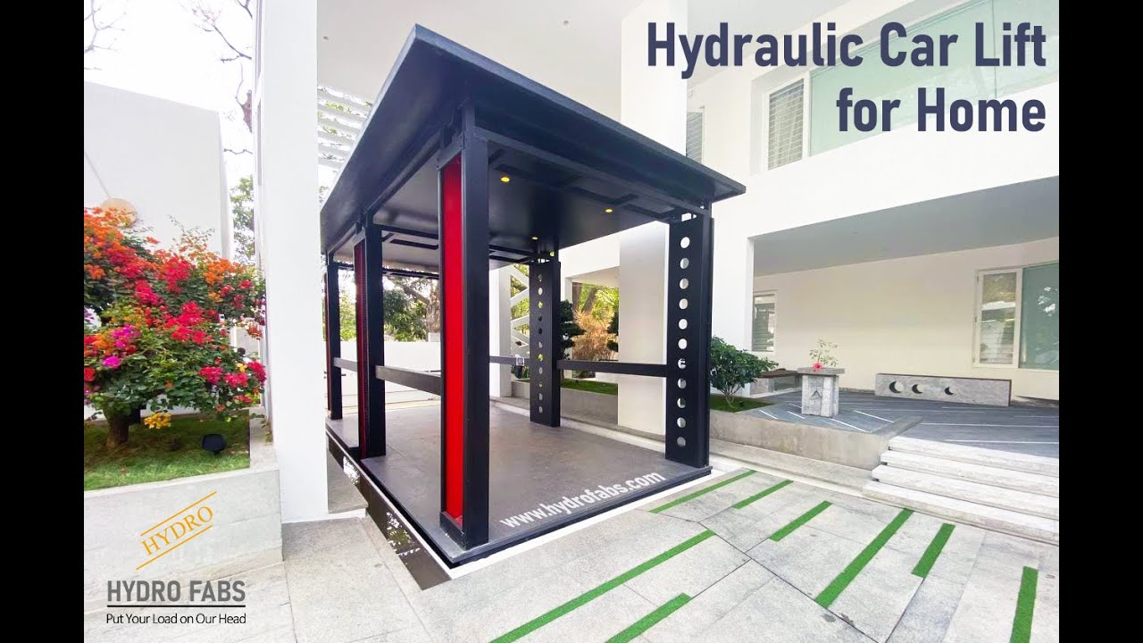 Hydraulic Canopy Car Lift _Customized Car Lifts_Hydro Fabs Lifts
