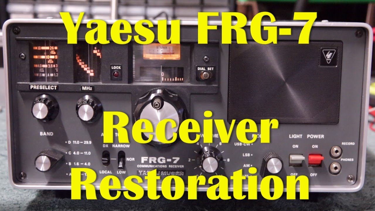 Yaesu FRG-7 Communications Receiver Restoration - Part 1