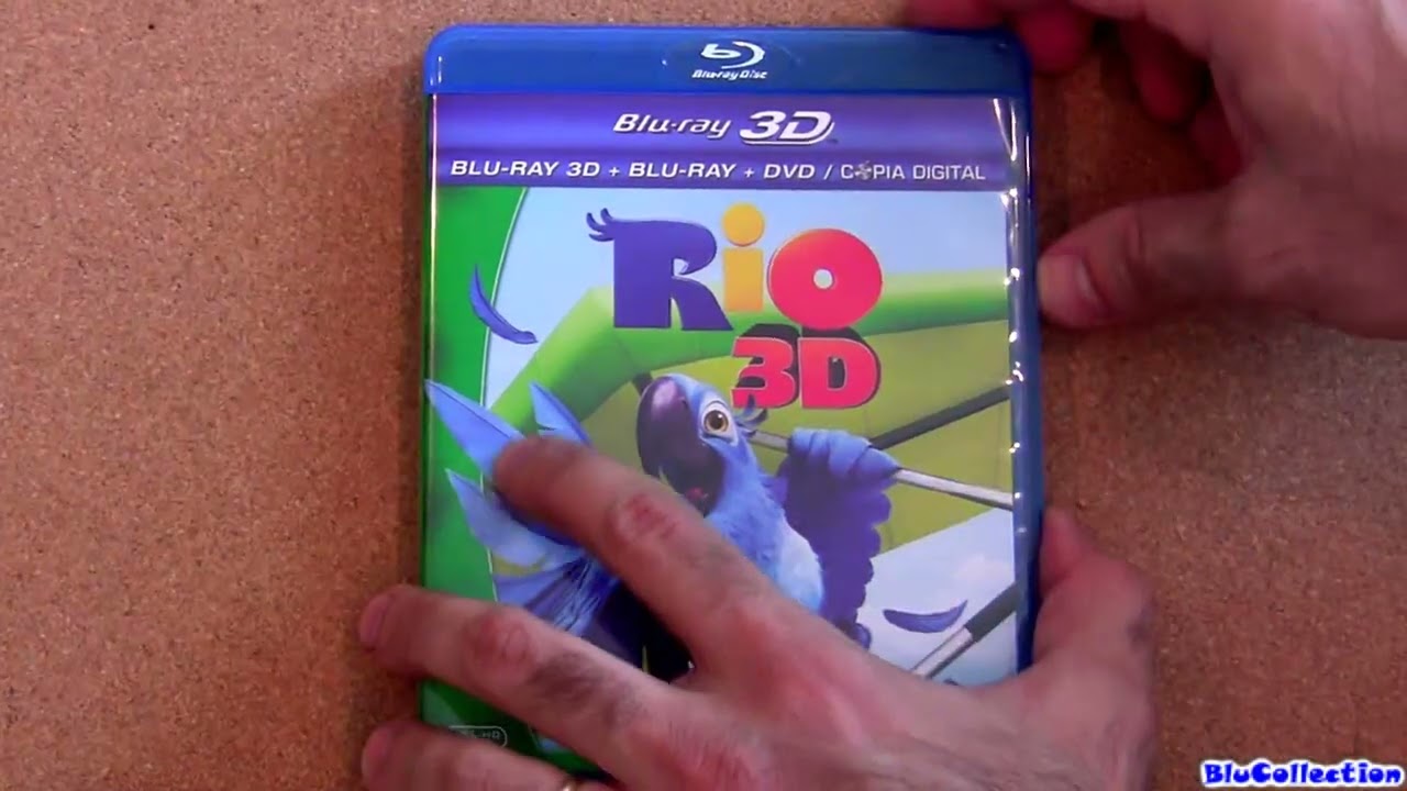 RIO blu ray unboxing review Import blu-ray bluray 3D