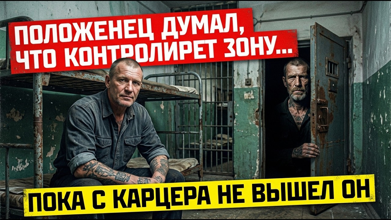 Положенец ПОБЛЕДНЕЛ, когда ЕГО выпустили из карцера! Легенда зоны вернулась...