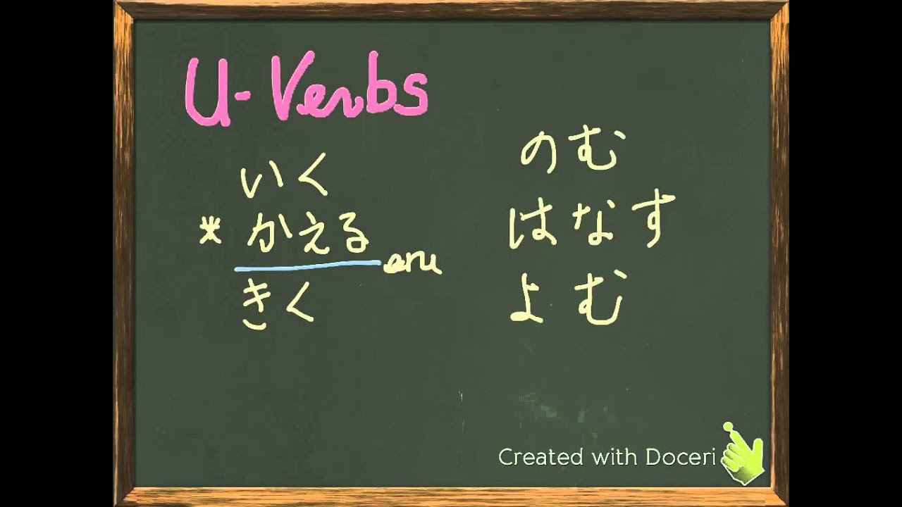 Genki I L3 G1 Verb Conjugation