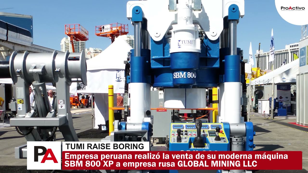 Tumi Raise Boring vendió la SBM 800 XP a empresa Rusa