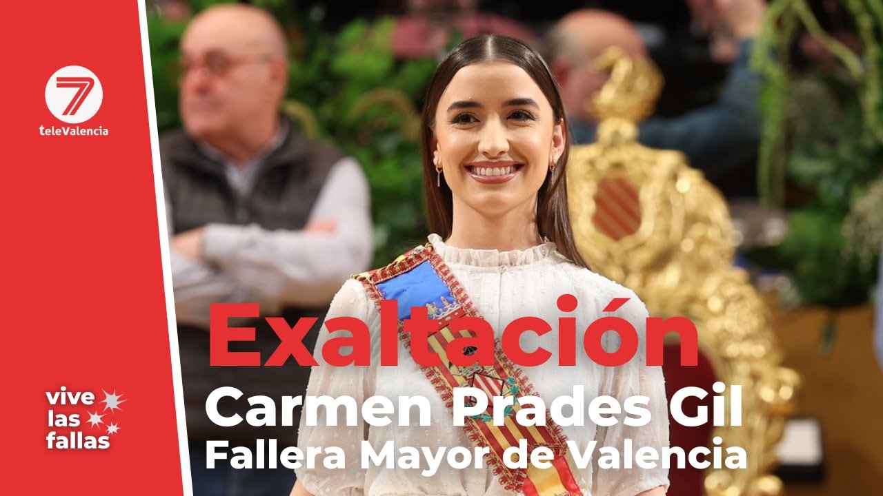 🔴 DIRECTO | Exaltación de la Fallera Mayor de Valencia 2026, Carmen Prades Gil