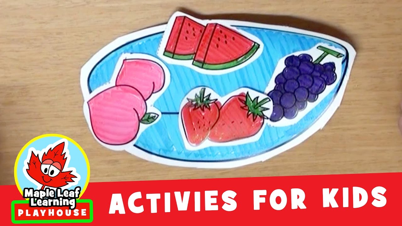 Fruit Bowl Activity for Kids | Maple Leaf Learning Playhouse