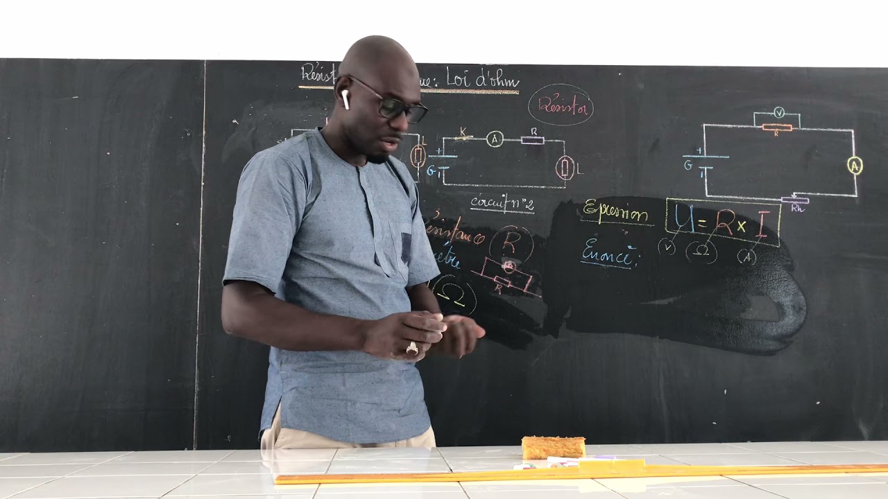 Mr SARR ( Collége SALDIA ) . 1ére partie : Résistance électrique : Loi d’Ohm (3e)