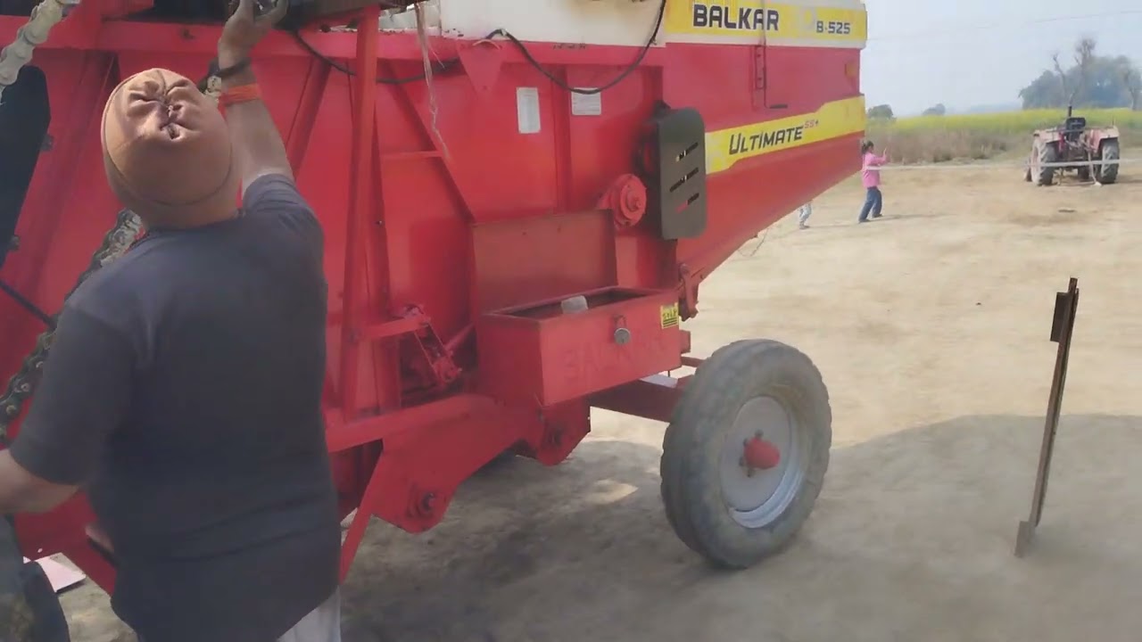 Harvester का सारा काम पूरा हो गया। गेहूं के सीजन के लिए बिहार में❤️👌@balkarindia #farming #balkarcom