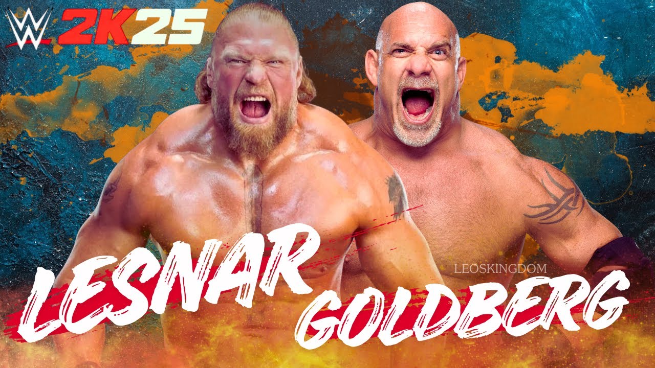 WWE 2K25 - Goldberg VS Brock Lesnar *ONE FINAL TIME* 