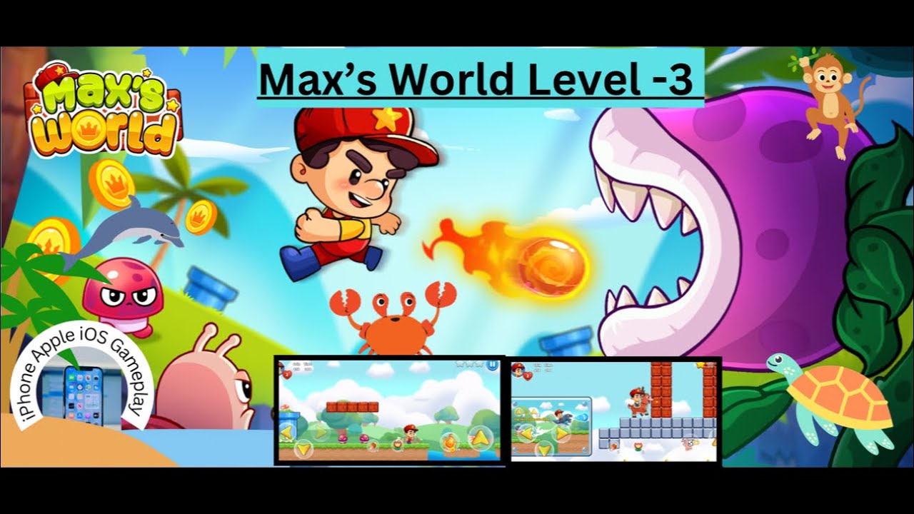 Max&rsquo;s World- How To Play Level 3 Apple iOS Gameplay