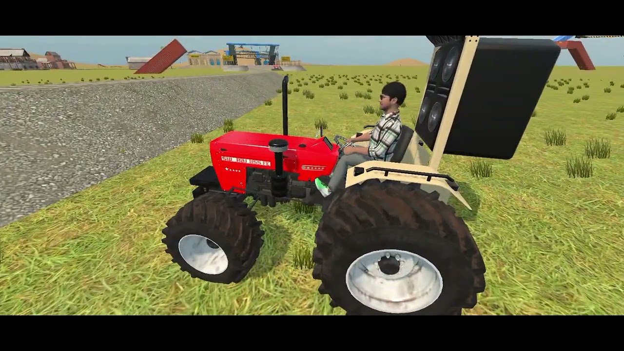 Swaraj 855 tractor stunt 