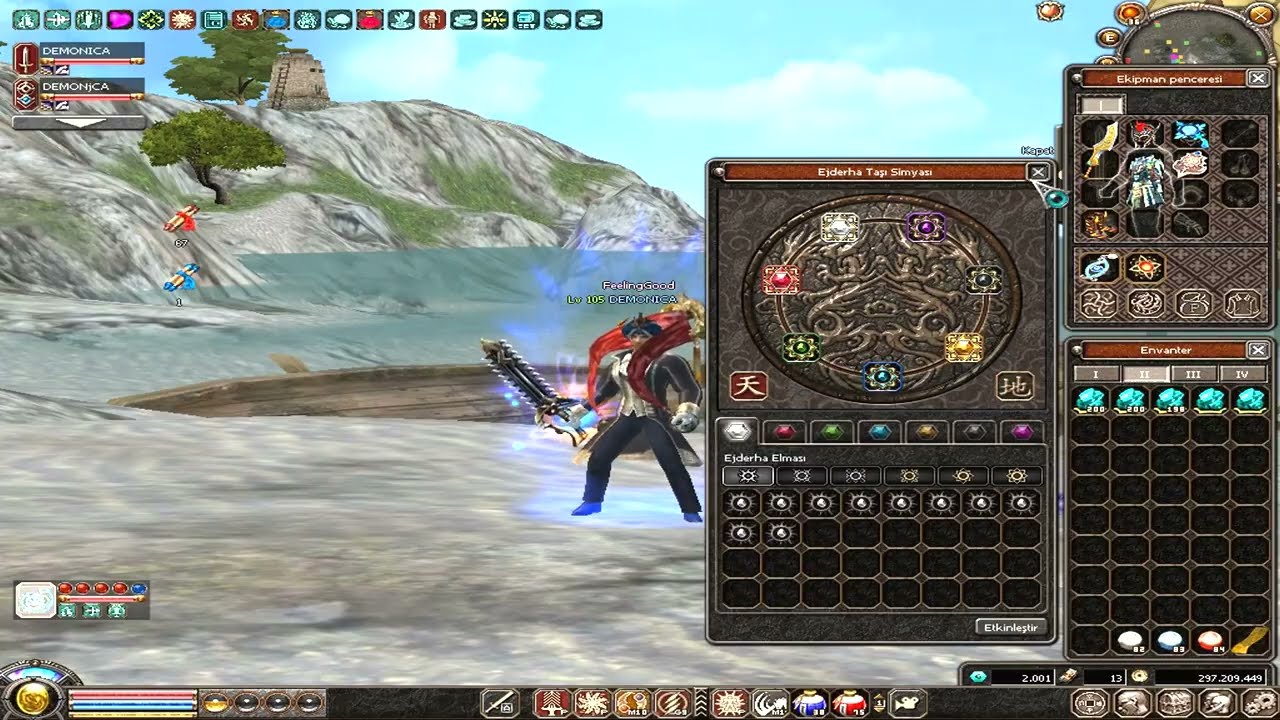 Metin2 TR Lv 105 Bedensel DEMONICA İtem Tanıtımı Ve Hidra Kesimi