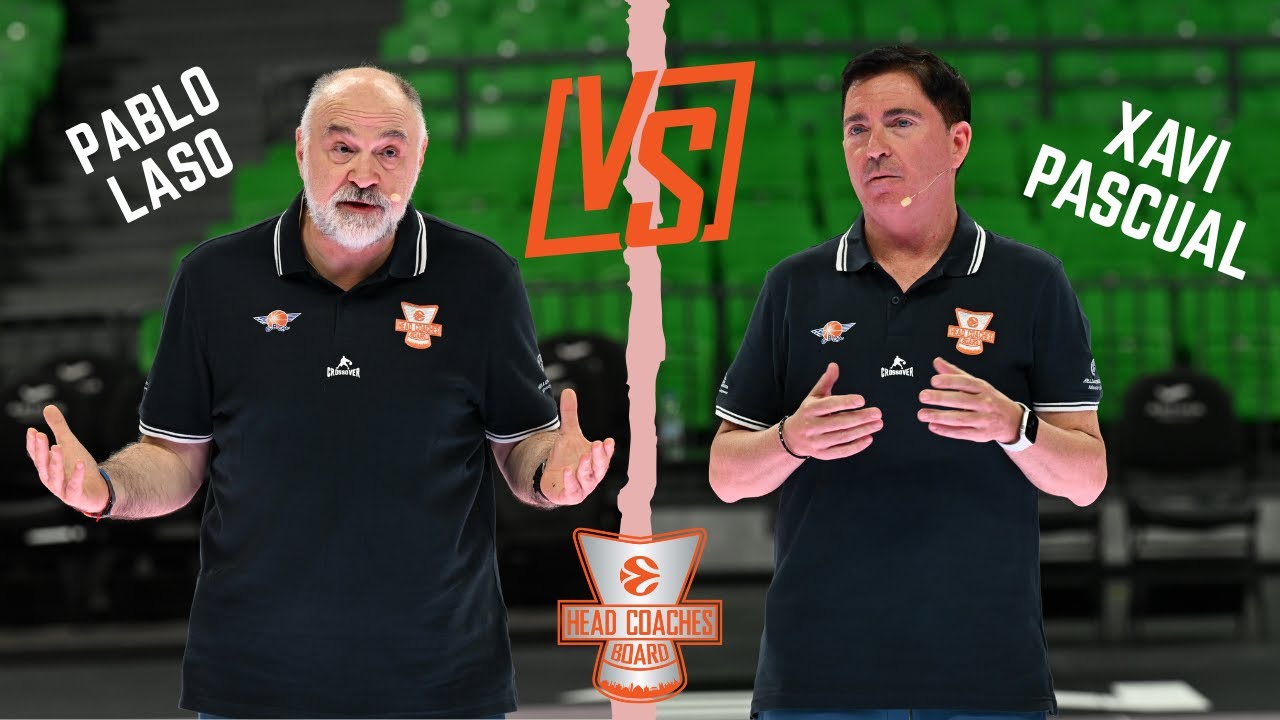 Pablo Laso vs Xavi Pascual BATTLE in the EuroLeague Head Coaches Board Coaches Congress in Athens