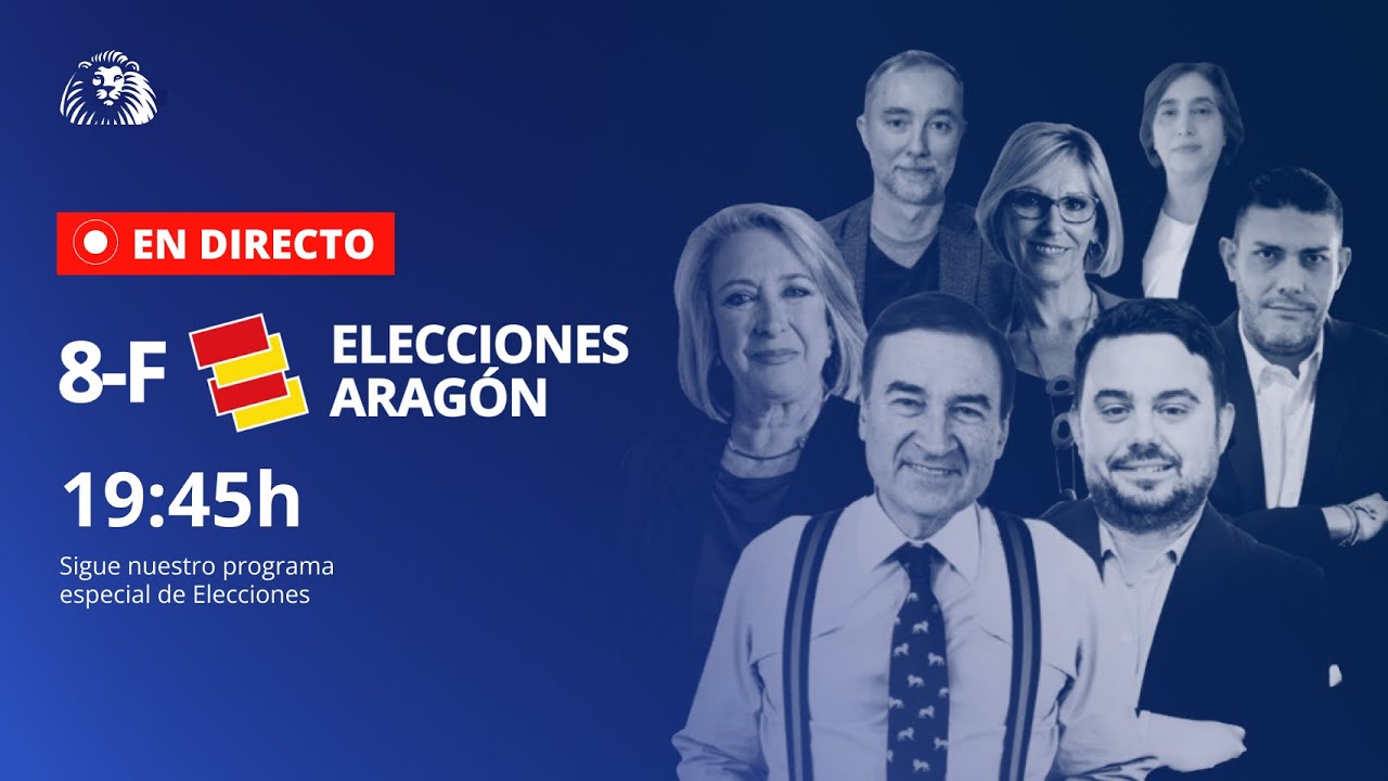 Elecciones ARAGÓN 2026 | Programa especial EL ESPAÑOL: Resultados y claves de la noche electoral