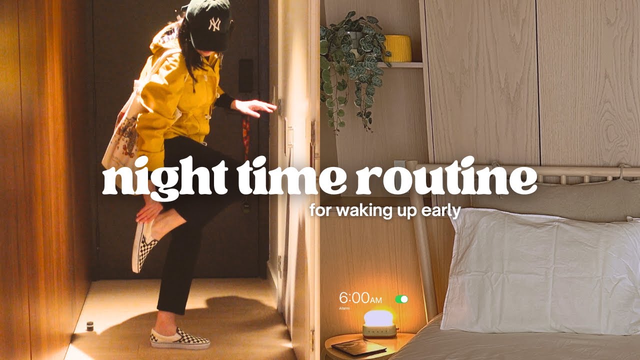 cozy spring night routine 🌙 | night time habits for a 6AM morning, 6pm to 10pm vlog | SPRING 2025 ✨