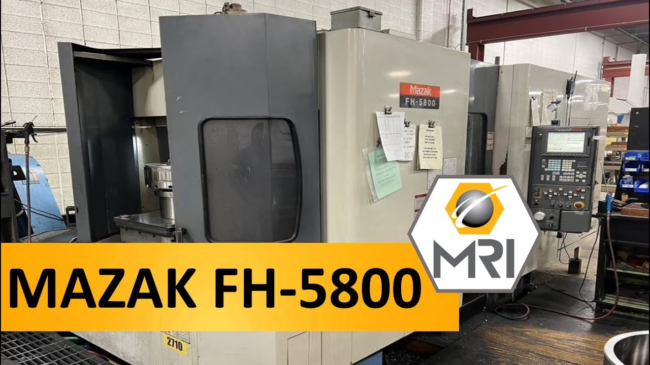 1998 MAZAK FH-5800 CNC HORIZONTAL MACHINING CENTER