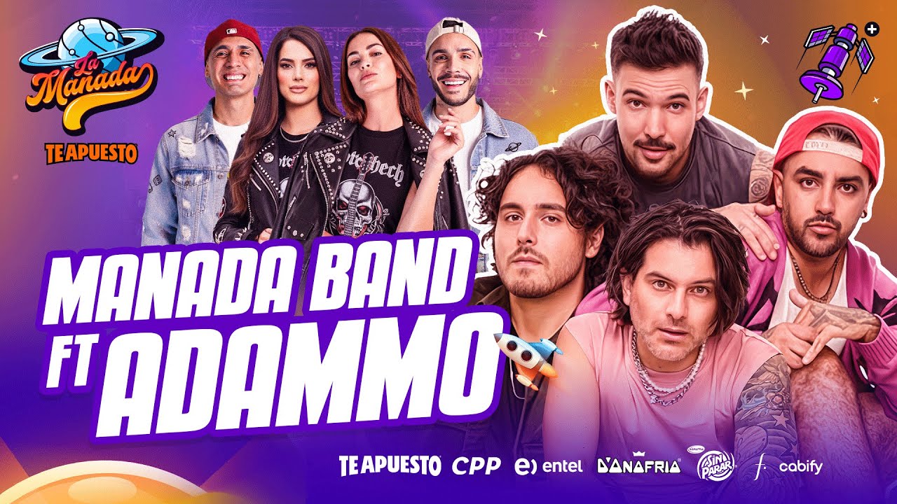 &Aacute;DAMMO CANTA JUNTO A LA MANADA BAND | #LAMANADA CON GERARDO LAURA MARIO