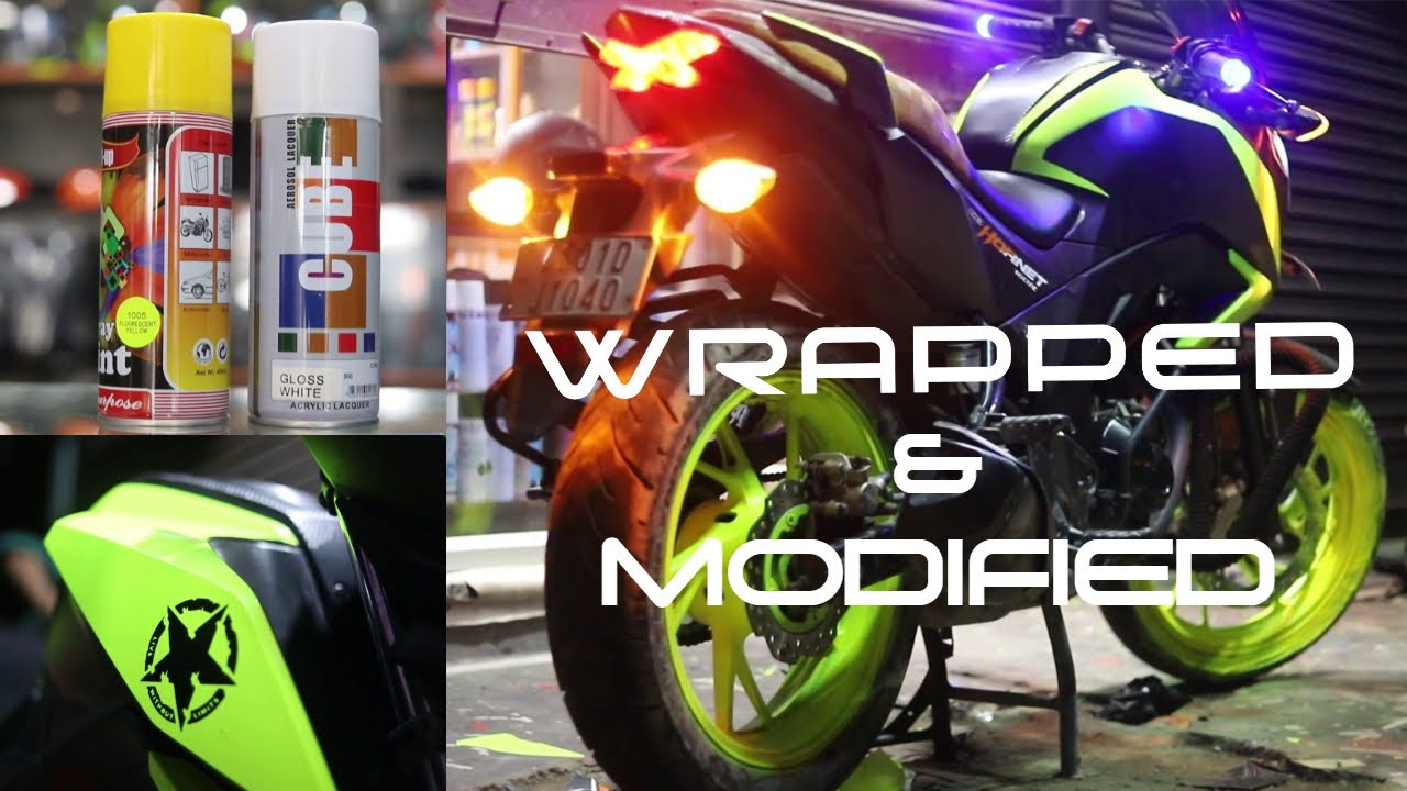 Hornet 160R Bike Wrapping/Modification