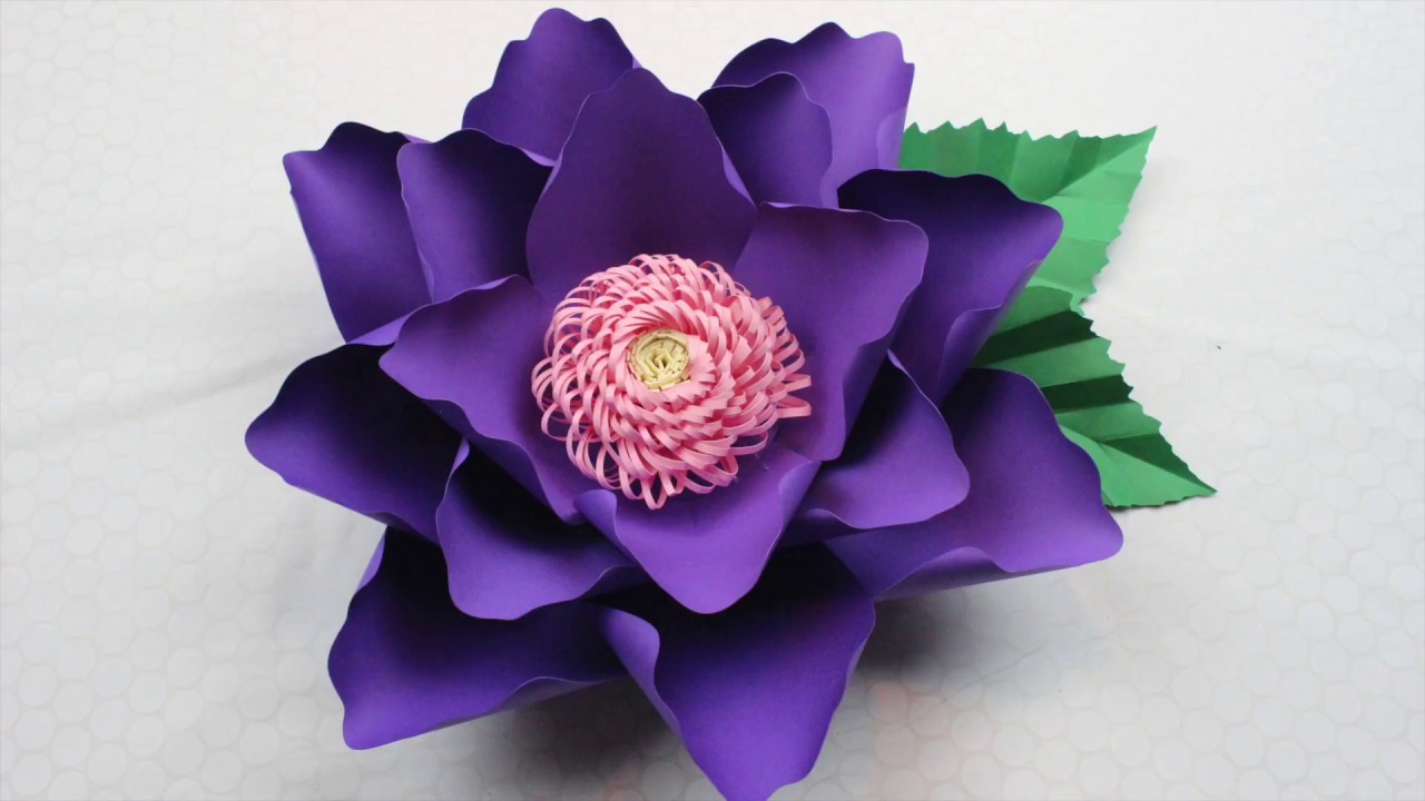 DIY Paper Flowers | 'Make it With Me' using Template #6