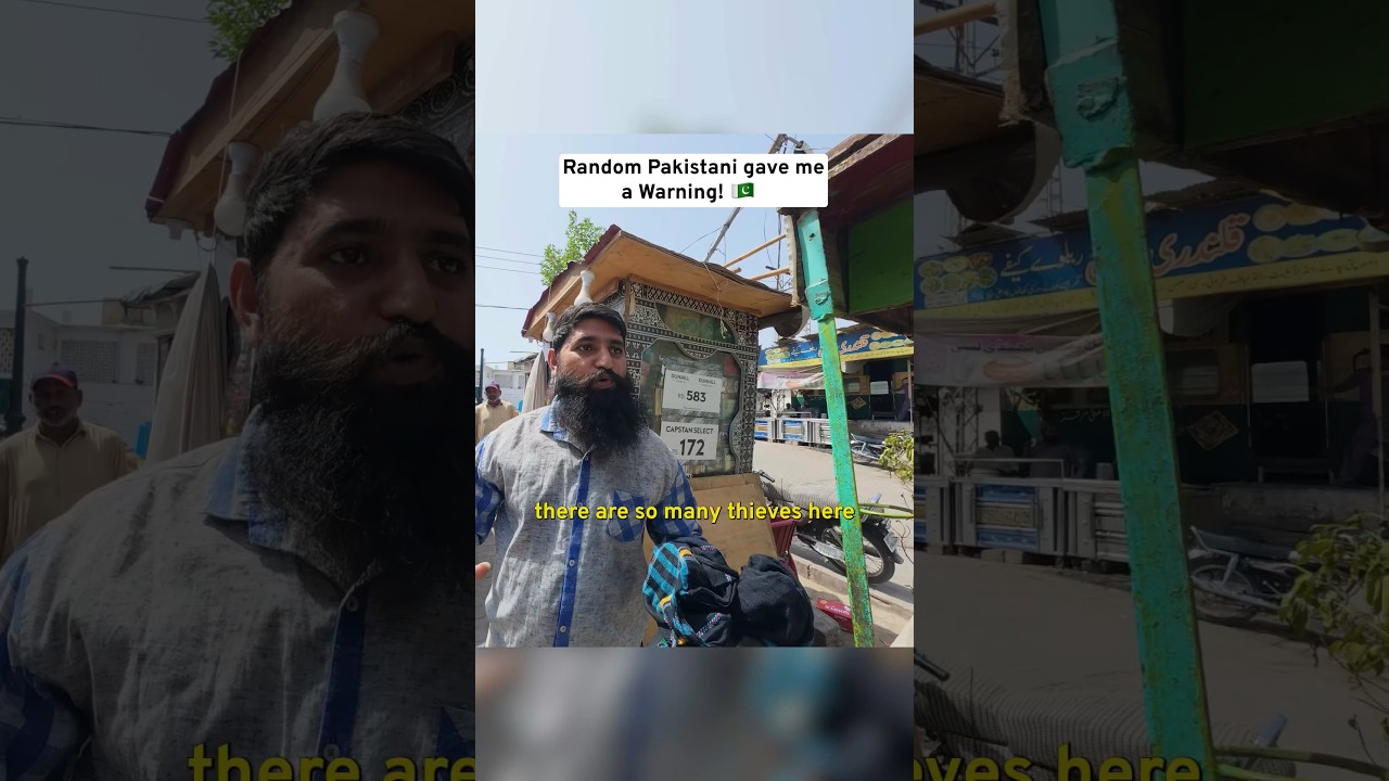Pakistani stops me on the streets to warn me! 🇵🇰 #pakistan #travel #visitpakistan #travelpakistan