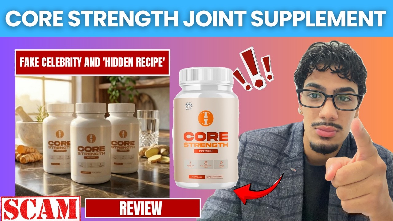 Core Strength Joint Supplement Review: Fake Celebrity Footage & a 