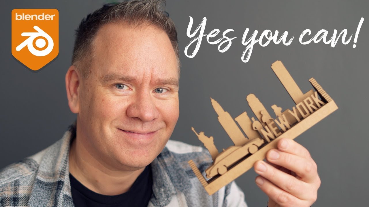 Can you use BLENDER with a LASER ENGRAVER? | AlgoLaser Delta Laser Engraver review | Tutorial