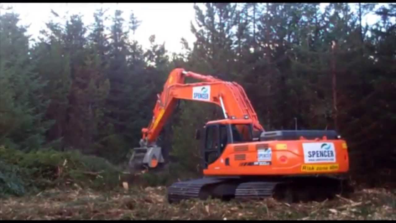 Whole tree mulching in Scotland