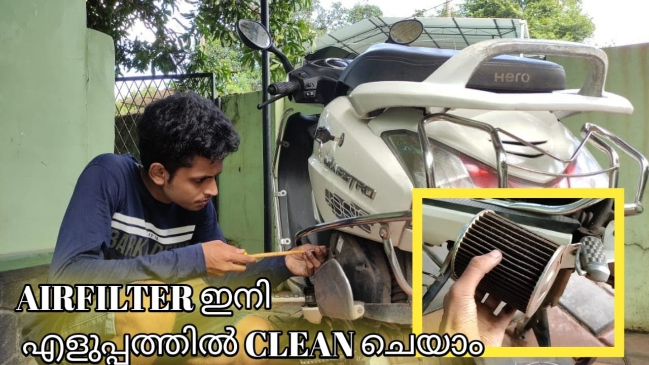 How to change Maestro air filter🤔 || Explained in malayalam || Kiran vlogS