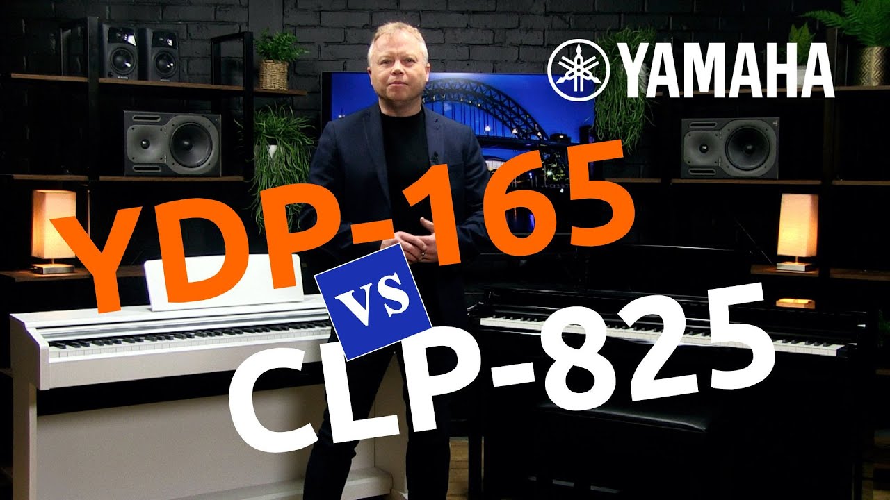Сравнение фортепиано Yamaha YDP165 и CLP825