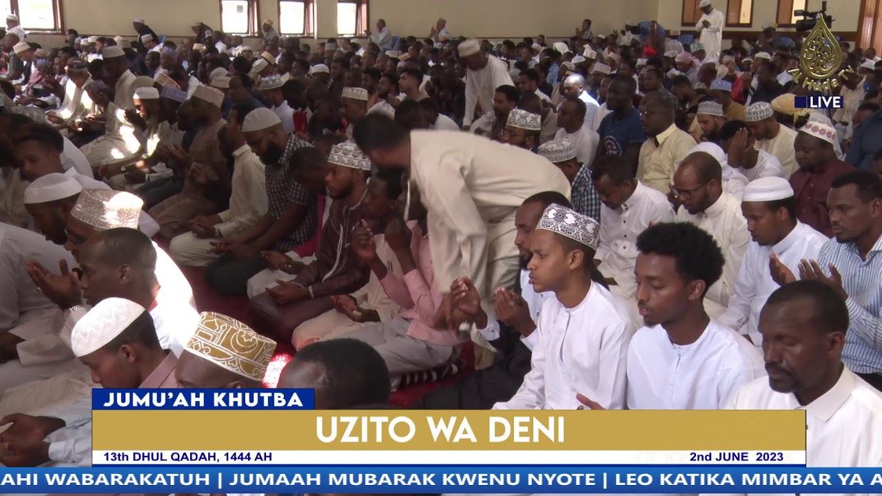 MIMBAR YA AL HUDA | UZITO WA DENI | SHEIKH MBARAK AHMED AWES | MASJID AL HUDA SOUTH B |