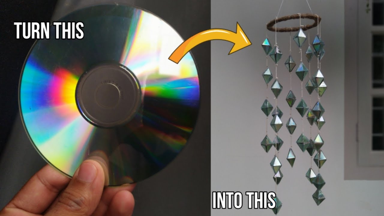 How to make wall hanging using waste cd| wall hanging ideas|DIY| CRAFT