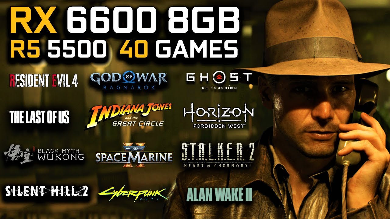 RX 6600 & RYZEN 5 5500 | Test in 40 Games | Best Budget Combo? | 2025
