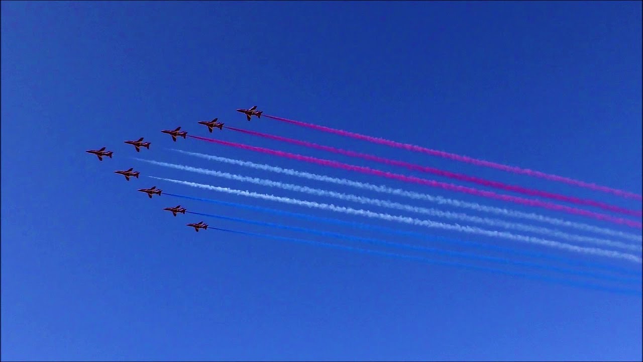 Red Arrows - aerobatics team - Royal Air Force in Ostrava