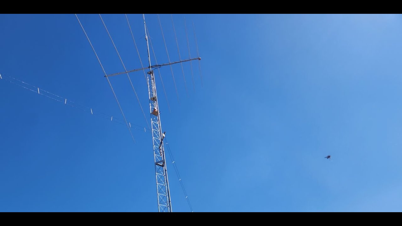 Novo Setup Antenas PY2SR - Torre 18m - LogPeriodoc 10 ate 20m GP9 Comet VHF e UHF - Dipolo 40/80/160