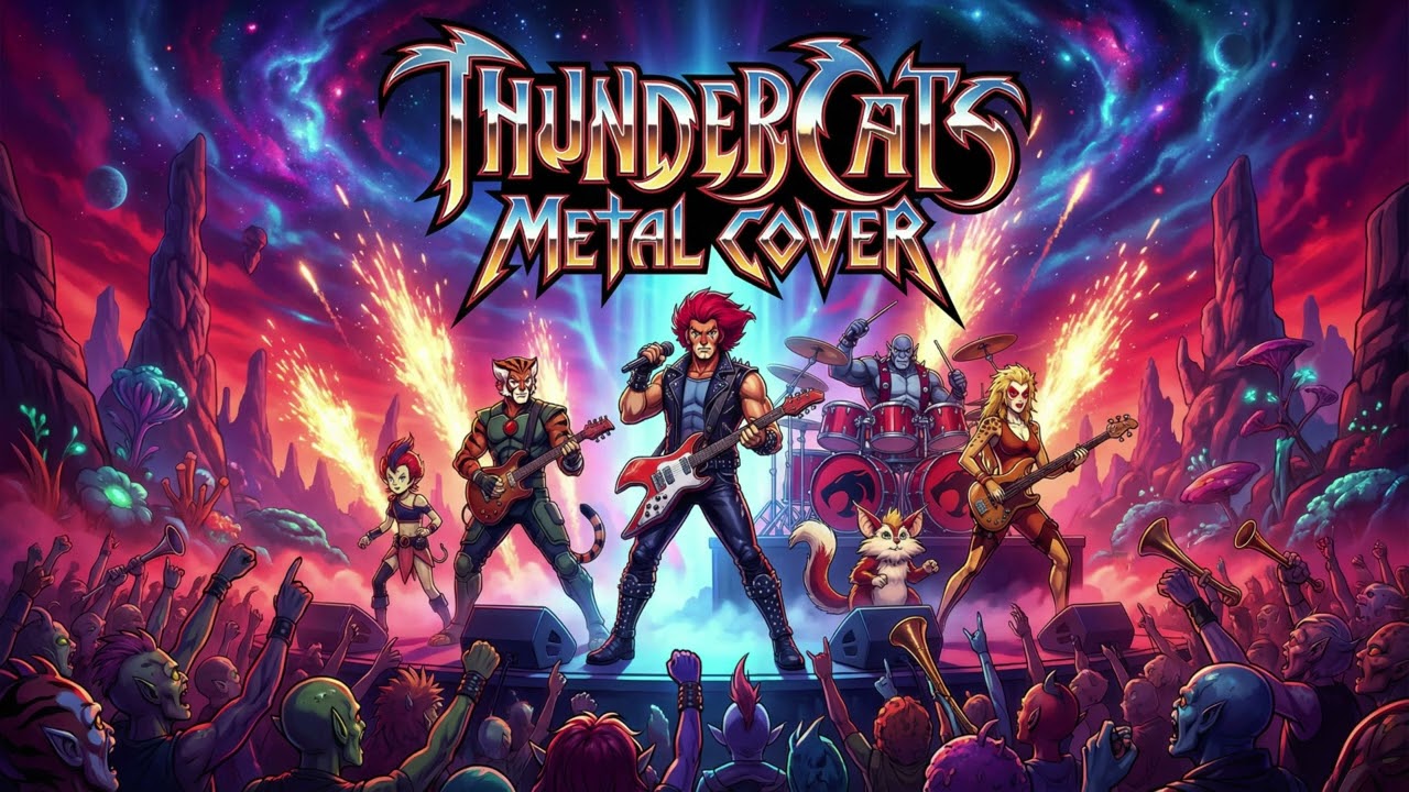 ThunderCats Metal Cover! An AI Metal Cover Of the 80s Cartoon Theme Song!