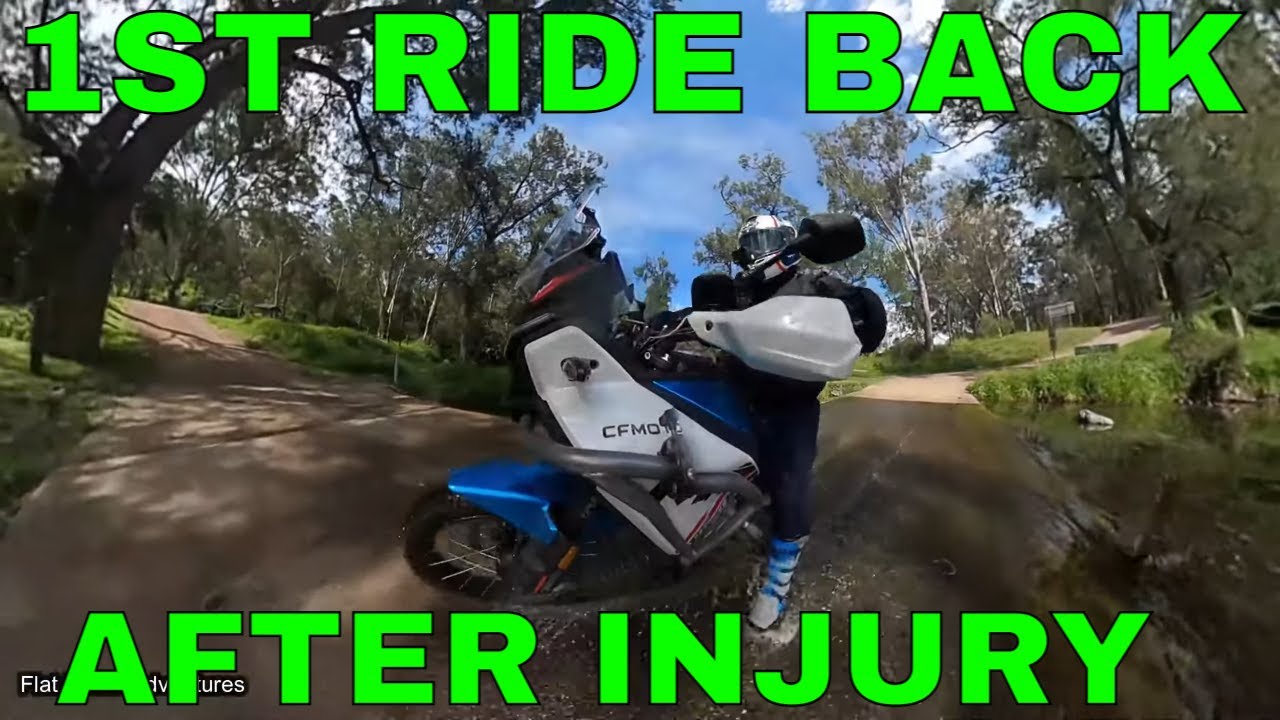 1ST RIDE AFTER CRASH 450MT