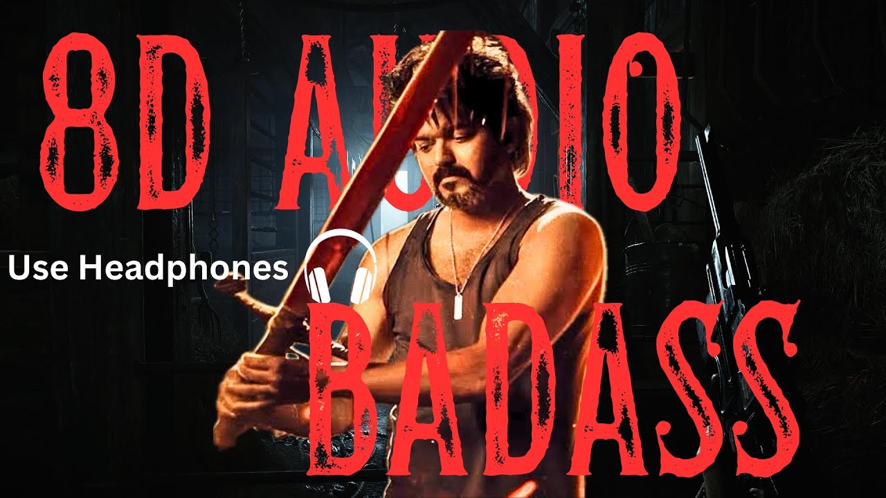 LEO |  Badass | 8D AUIDO🎧 | Thalapathy Vijay | Lokesh Kanagaraj | Anirudh | 8DMagicMusicTamil