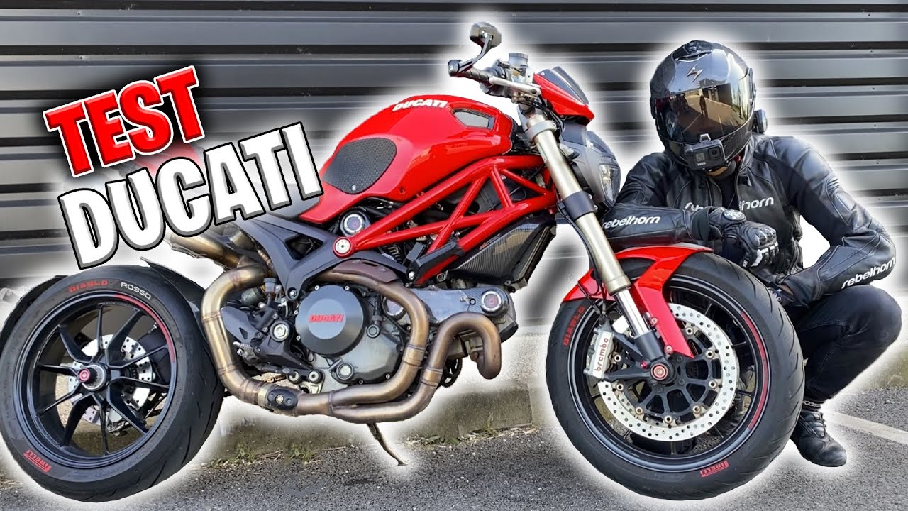 JE CONDUIS UN MONSTRE DE 1100cc!😈 (Ducati Monster evo 1100)