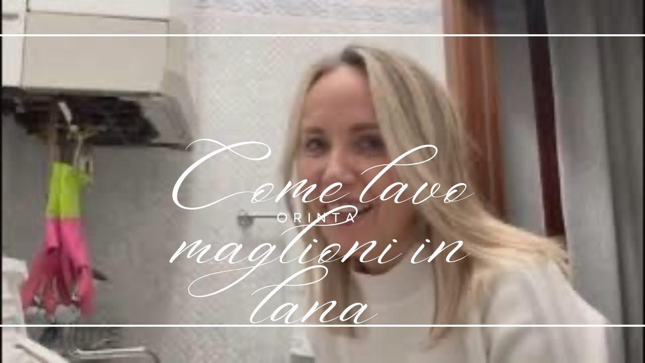 COME lavo è stendò MAGLIONI in lana 🧶