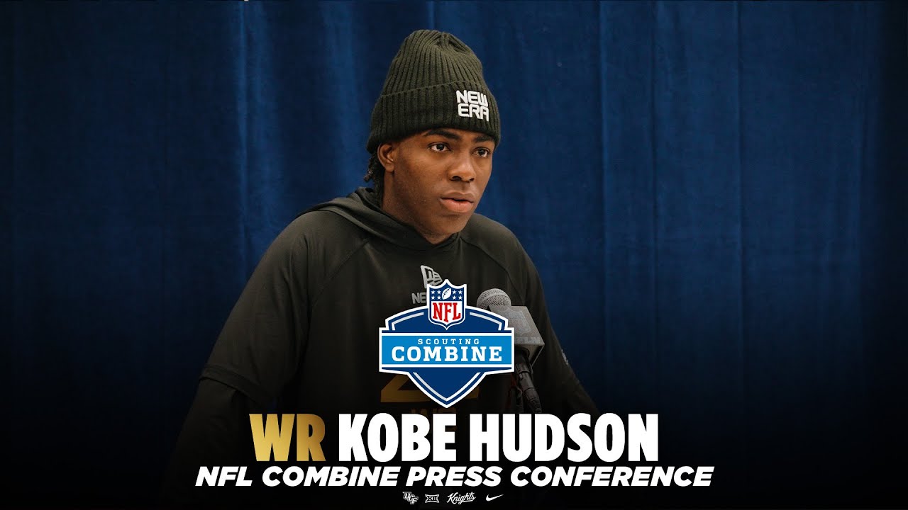 UCF Football: WR Kobe Hudson NFL Combine Press Conference 2025