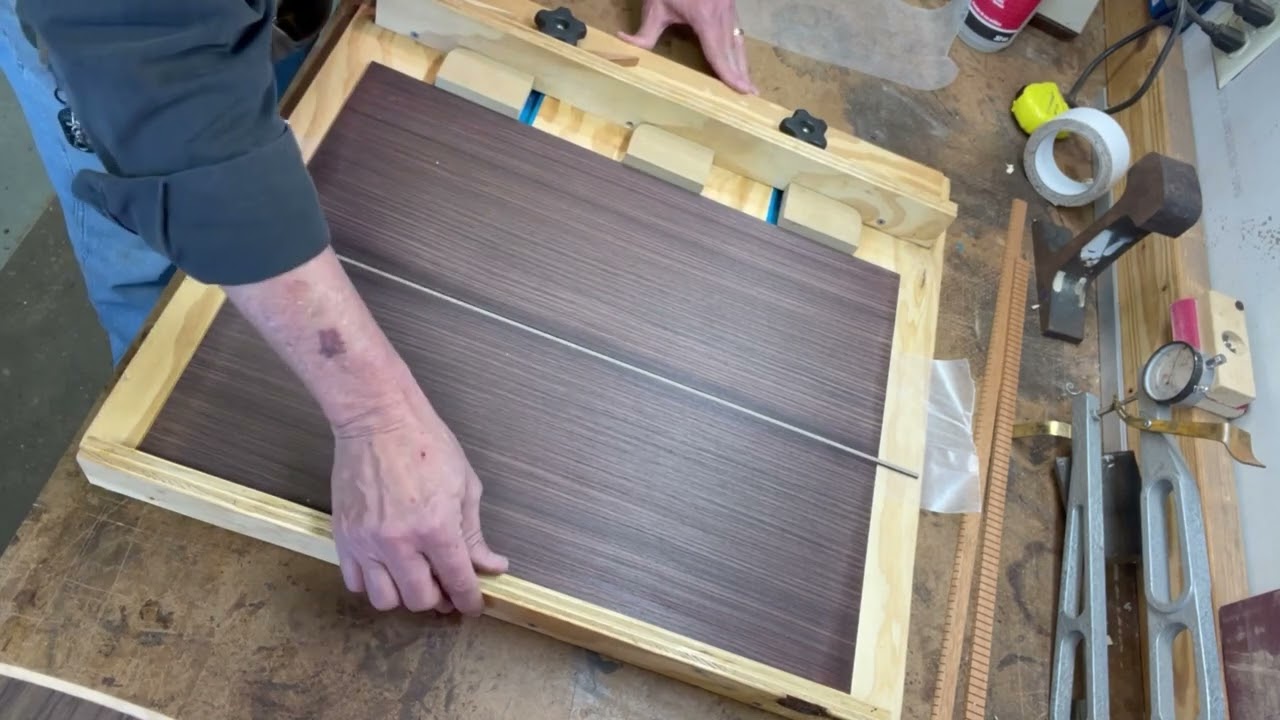 Building a Guitar with Steve Hallford - Gluing the Back