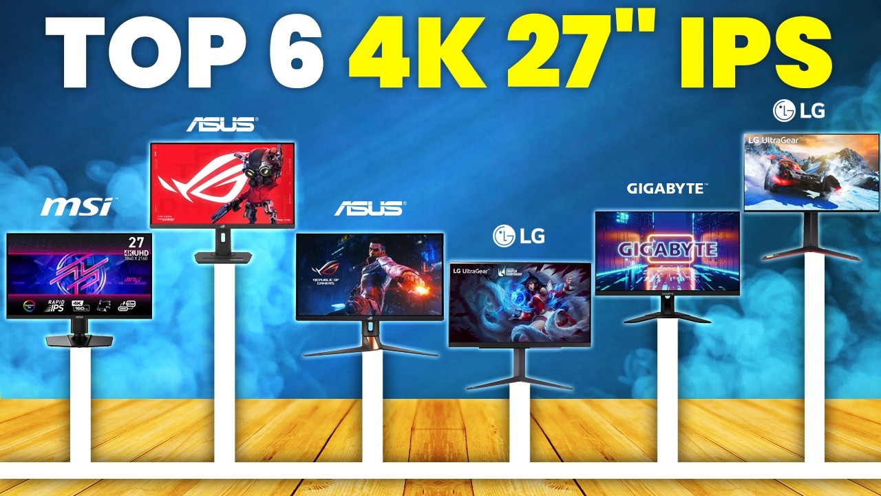 🔥 TOP 6 Monitores Gaming 4K 27