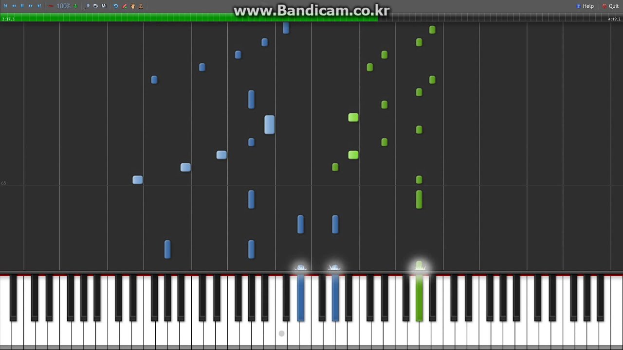 [Synthesia][MIDI] DJ Okawari - Flower Dance
