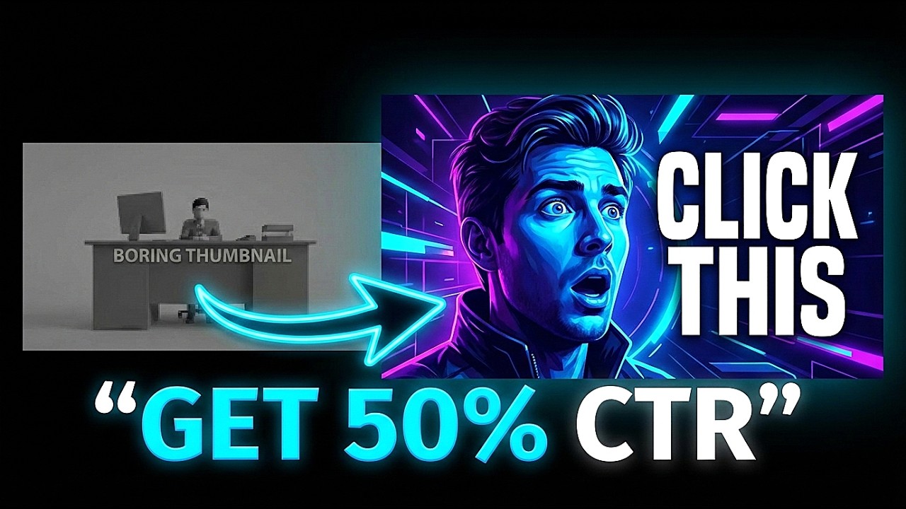 AI That Makes Thumbnails People Can’t Ignore (40–50% CTR)