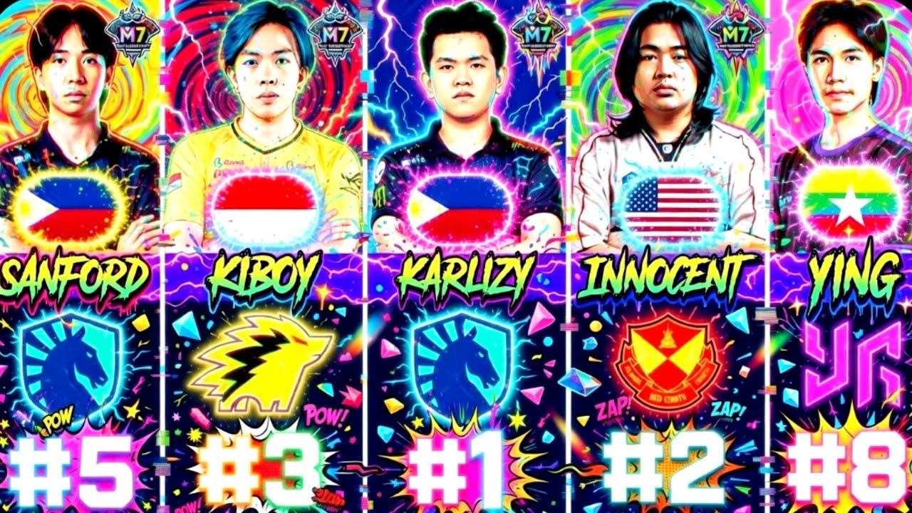 M7 World Championship MLBB Role by Role Best Players #mlbb #mobilelegends #m7 #bestplayers #kiboy 