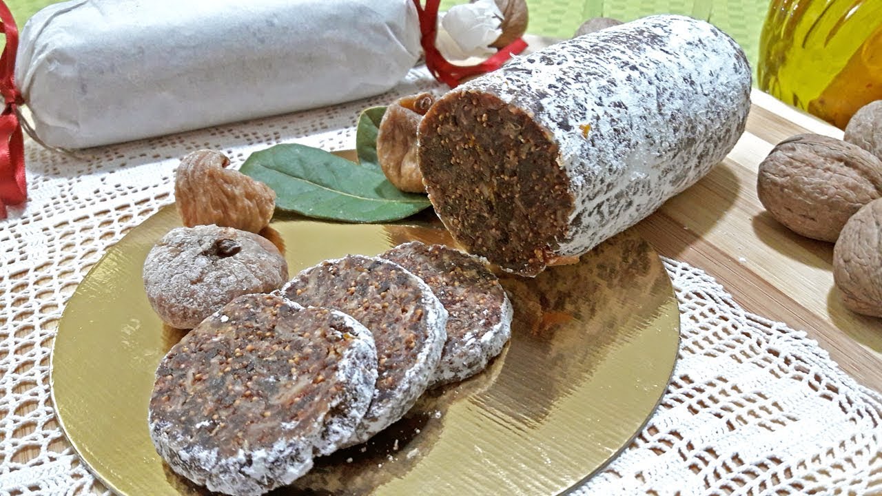 Salama od suhih smokava, smokvenjak, recept - Salame di fichi, lonzino di fico