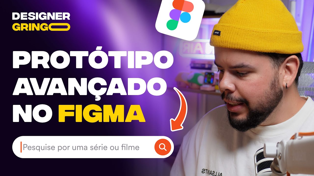 FIGMA: COMO CRIAR E ANIMAR UM CAMPO DE PESQUISA REALISTA (protótipo avançado)