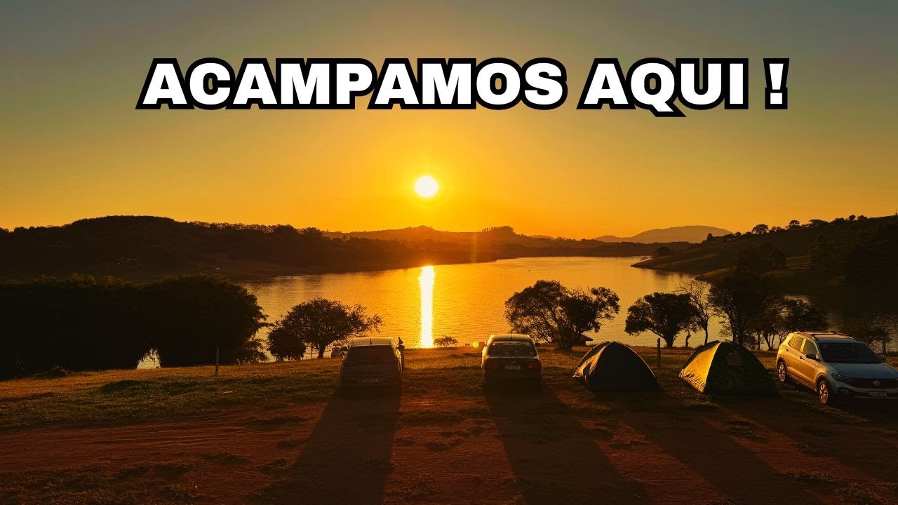CAMPING COM UM LINDO PÔR DO SOL NO INTERIOR DE SP 🇧🇷