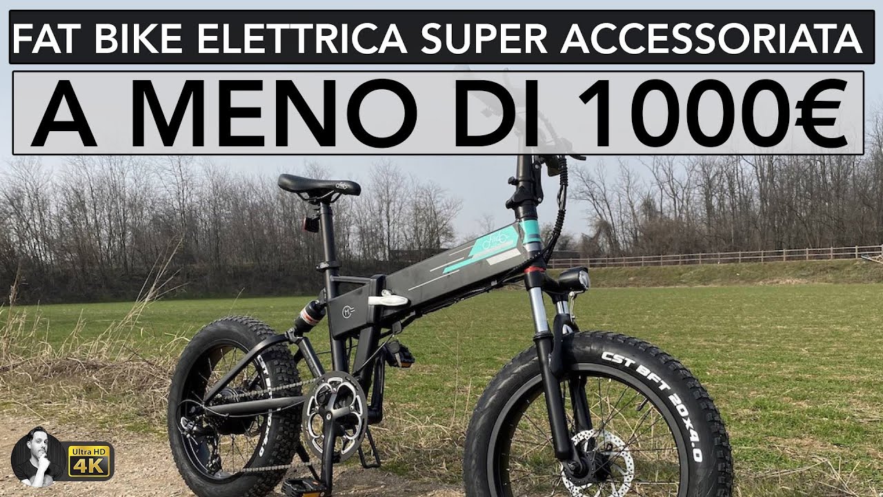BICICLETTA ELETTRICA SUPER ACCESSORIATA A MENO DI 1000€ | FIIDO M1