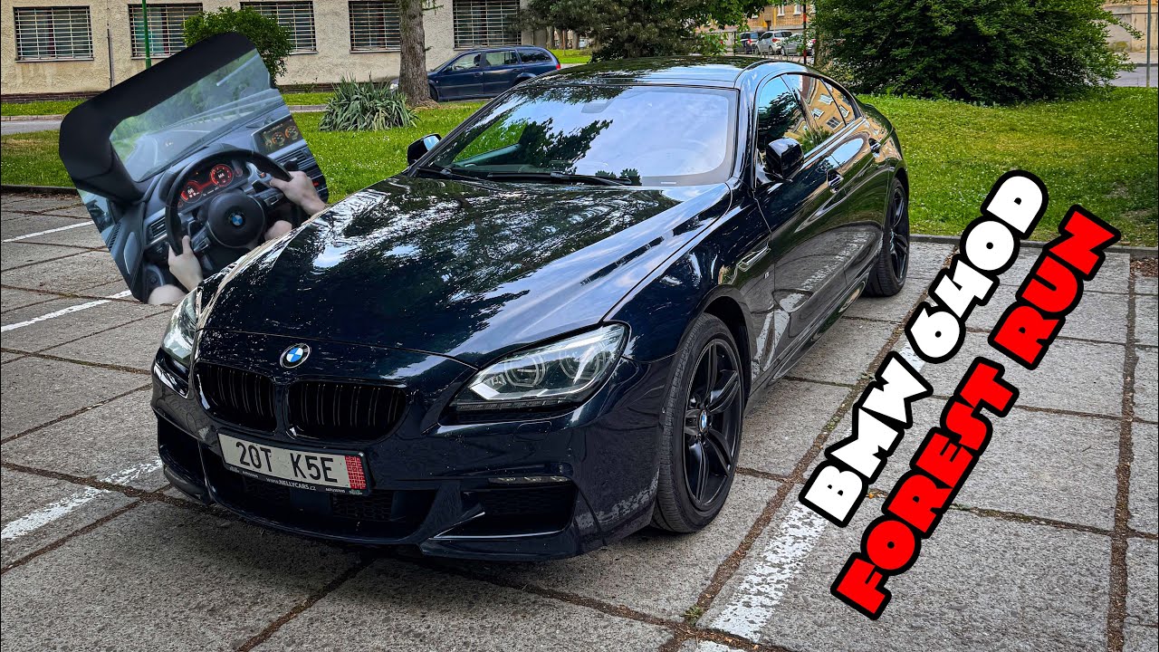 Проезд по извилистой дороге на моем BMW 640d | Тест управляемости 640d с адаптивной подвеской (ви...